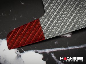 Alfa Romeo Giulia Interior Mirror Holder Frame - Carbon Fiber - Italian Theme